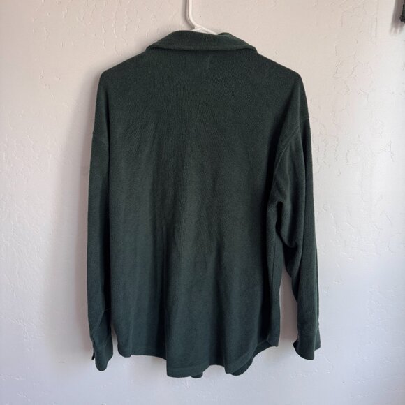 Madewell Brushed Shirt-Jacket Green - Picture 4 of 4